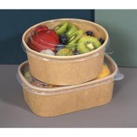 50 cái Tô giấy salad 750 ml & 1000 mL-500 mL-1300 mL-1500ml