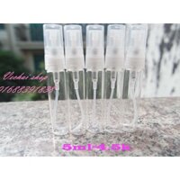 50 CHAI CHIẾT NƯỚC HOA VIAL THỦY TINH XỊT 5ML
