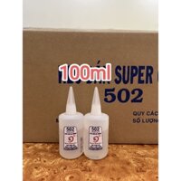 50 chai keo 502 siêu dính 100ml, hàng loại 1, Keo dán Hiệp Nghĩa