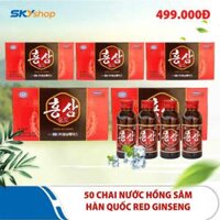 50 chai nước uống hồng sâm Hàn Quốc Red Gensing