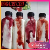 50 chai pet vuông 330 mL dày dặn