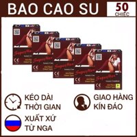 [50 chiếc] Bộ 5 Bao Cao Su Supermen - 10 chiếc / hộp