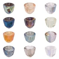 50 Chiếc Chuông Tự Làm handmade Phụ Kiện Trang Sức Pha Lê Thủy Tinh Hạt Vòng Cổ Mặt Dây Chuyền Móng Tay Nghệ Thuật Phụ Kiện