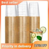 50 Chiếc Cốc Rượu Nhựa Trong Suốt Dùng Một Lần Ly Rượu Nhựa Rượu Ly