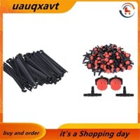 50 Chiếc Hình Chữ C 4 / 7 Mm Nhỏ Giọt Ống Tưới Giá Đỡ Cố Định Thanh Nhỏ Giọt Tưới & 200x Nhỏ Giọt Tưới Có Thể Điều Chỉnh