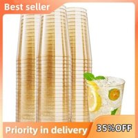 50 Chiếc Vàng Lấp Lánh Nhựa Rượu Ly Rượu Ly Trong Suốt Ly Uống Có Thể Tái Sử Dụng Cho Cocktail