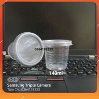 50 Cốc nhựa có nắp 140ml