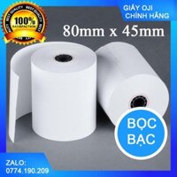 50 Cuộn Giấy In Nhiệt K80 (80mm x 45mm) In Bill/ Hóa Đơn Tính Tiền Hansol/ Oji