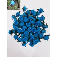 50 đầu tưới nhỏ giọt bù áp 8lít  màu xanh dương đầu tưới gốc tưới cây nhỏ giọt loại tốt