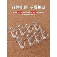 50 gói ghim đẩy bảng nút chai văn phòng sáng tạo, móc trong suốt, ghim trang trí DIY, ghim treo tường