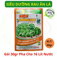 50 gói Phân bón lá chuyên dùng cho rau ăn lá - siêu dưỡng rau 30gr - cung cấp cân đối đa - trung  - vi lượng