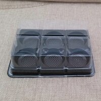 50 HỘP BÁNH NHỰA TRÒN 6 NGĂN FG332