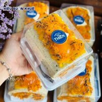50 Hộp Đựng Bánh Cuộn Kèm Nĩa, Hộp Bánh Bông Lan Hình Chữ Nhật [H777]