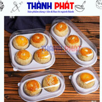 50 Hộp đựng bánh trung thu lava trứng chảy - Hộp đựng 2 bánh - 4 bánh - 3 bánh trung thu lava trứng chảy - bánh 75g