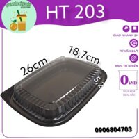 50 hộp đựng thức ăn nhựa dùng một lần, hộp đựng cơm văn phòng an toàn tiện lợi - Quán nào cũng cần