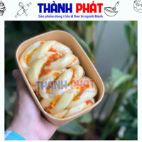 50 Hộp giấy bento 750ml đựng cơm mang đi - nướng bánh - chân gà sả tắc