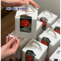 50 Hộp Giấy Đựng Bánh Cupcake 1 Ô, Bánh Sinh Nhật, Bánh Kem Có Quai Xách