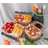 50 hộp kraft chữ nhật 1000ml đựng cheese , đựng bông lan , đựng chân gà sả tắc