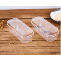 50 Hộp Nhựa Dài Đựng Bánh Panna Cotta, Tiramisu, Bánh Lạnh XY599