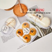 50 Hộp Nhựa Đựng Bánh Trung Thu Lava Trứng Chảy , Bánh Mochi, Bánh Ngọt ( HT302 - HT303 - HT304 )