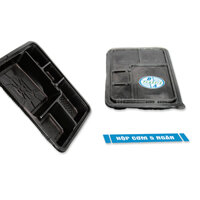 50 hộp nhựa đựng cơm 5 ngăn kèm nắp dùng 1 lần