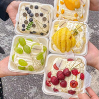 50 Hộp nhựa dùng đựng bánh Tiramisu, bông lan cuộn