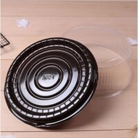 50 HỘP TRÒN ĐỰNG BÁNH ĐẾ NÂU  A024, KÍCH THƯỚC LỌT LÒNG 20 CM X 20 CM X 8.5 CM