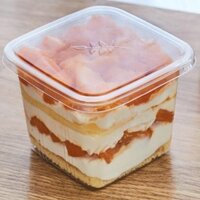 50 hộp vuông đựng bánh mouse, bánh tiramisu