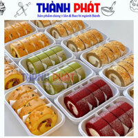 50 Hộp W180 đựng bánh cuộn - cơm cuộn - kimbap - Thức ăn mang đi