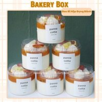 50 Hủ Mica Tròn 200ml Đựng Bánh Lạnh Có Nắp Nhựa Pet, Mousse, Tiramisu (GD-2016)