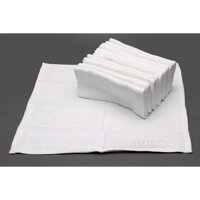 50 Khăn Trắng Vuông, Khăn Cotton 30x30cm Khăn Khách Sạn, Khăn Lau Tay, Siêu Hút Nước(CUCRE.VN)