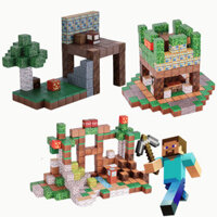 50 Khối Minecraft Nam Châm Từ Tính, Đồ Chơi Xây Dựng + học đếm, phát triển tư duy Cho Bé