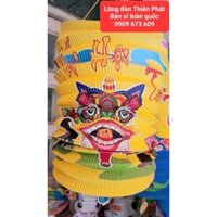 50 Lồng đèn Trung thu hình trụ size lớn (giá siêu rẻ). Lồng đèn giấy xếp có que cầm