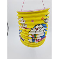 50 lồng đèn trung thu hình trụ TRÒN size LỚN - lồng đèn trung thu giấy xếp giá sỉ