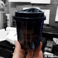 50 Ly đáy bầu đen bóng  đựng trà sữa, sinh tố, nhựa PP cao cấp 360ml, 500ml, -dùng 1 lần Quán nào cũng cần