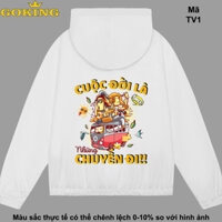 50 mẫu Áo khoác gió in hình chữ, anime, Demon Slayer, One Piece, Dragon Ball. Áo khoác dù cho nam nữ, gia đình, đội nhóm