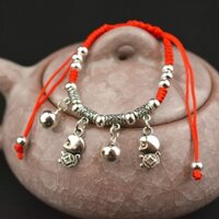 50 mẫu Lắc chân vòng chỉ đỏ vintage may mắn - CD70.38 khỉ