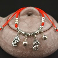 50 mẫu Lắc chân vòng chỉ đỏ vintage may mắn - CD70.37 Nghê