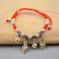 50 mẫu Lắc chân vòng chỉ đỏ vintage may mắn - CD70.1 Begamot