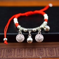 50 mẫu Lắc chân vòng chỉ đỏ vintage may mắn - CD70.22 Tiền