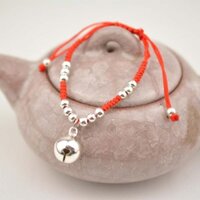 50 mẫu Lắc chân vòng chỉ đỏ vintage may mắn - CD70.3 Chuông nhỏ