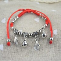 50 mẫu Lắc chân vòng chỉ đỏ vintage may mắn - CD70.48 bắp