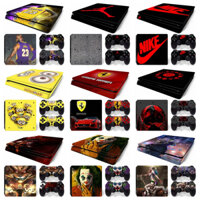 50 Màu PS4 Slim Console Skin Set Vinyl Decal Miếng Dán Cho Playstation 4 Slim Console Dualshock 2 Bộ Điều Khiển