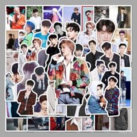 50 miếng nhãn dán graffiti cá tính của Zhang Yixing, hỗ trợ hàng hóa của người nổi tiếng, nhãn dán chai nước, ván trượt, hành lý, chống nước