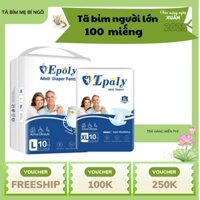 50 Miếng Tả Quần Epoly Cho Người Già M L XL tiện lợi