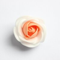 50 Pieces Artificial Foam Real Touch Rose Flower Heads Decor - Orange