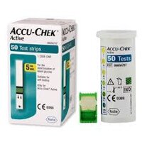 50 QUE THỬ ĐƯỜNG HUYẾT ACCU-CHEK ACTIVE