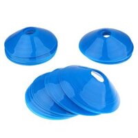 50  Soccer Disc Cones Field Agility   Team Sport Yellow - Blue