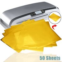 50 Tờ A4 Vàng Nóng Truyền Nhiệt Giấy Giấy Laser Máy In Giấy Lá 8 "x12" DIY Nhãn Trang Trí Sáng Tạo