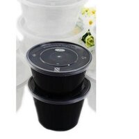 50 Tô Nhựa Lớn 1000ml Đựng Salad / Bánh / Gạo / Snack / Tủ Lạnh / Lò Vi Sóng